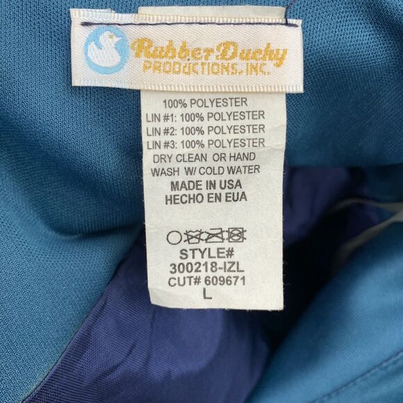 Rubber Ducky L Dress Blue V-neck Sleeveless Cocktail Party Productions Women’s - Picture 2 of 8